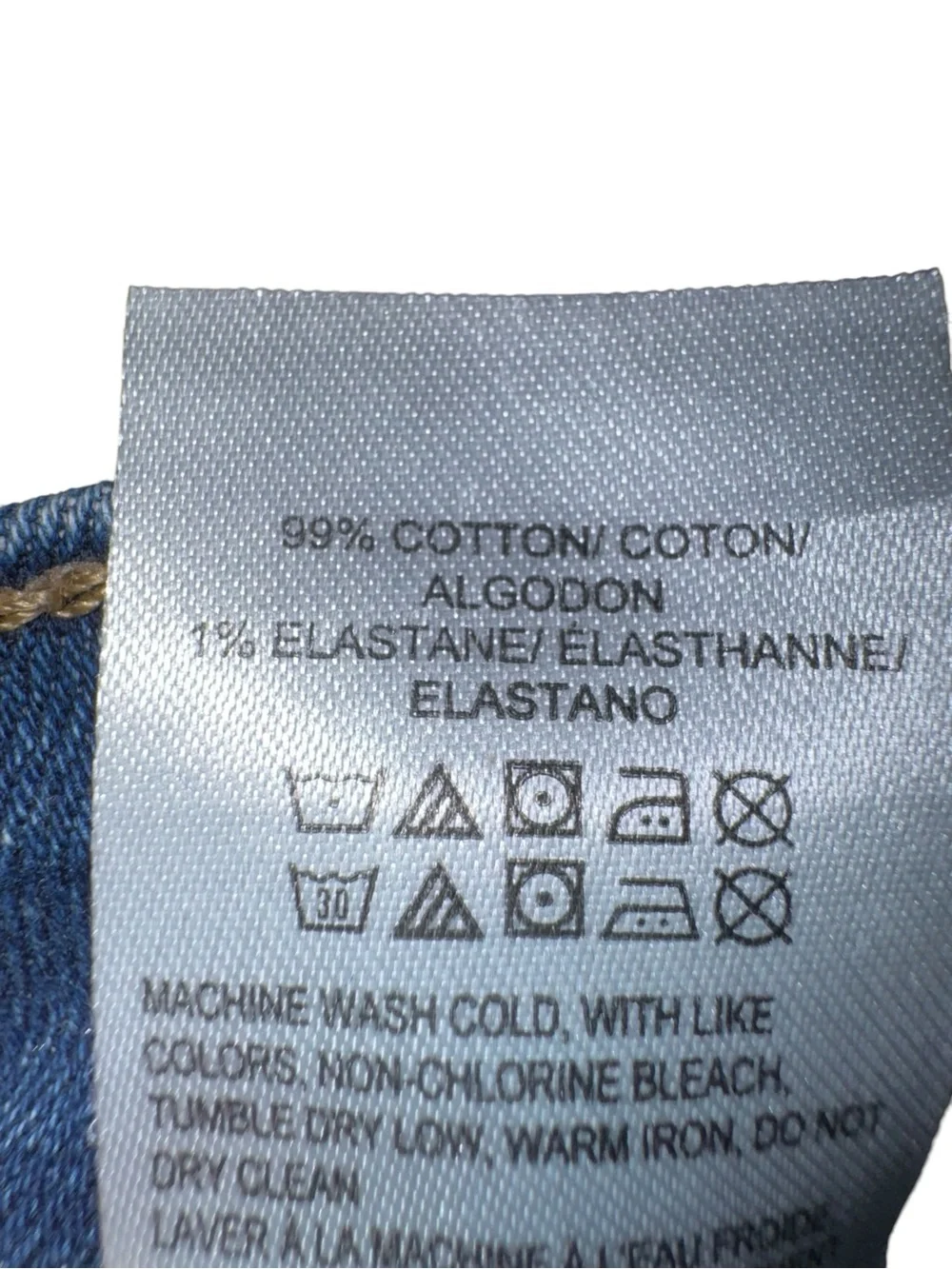 Lucky Brand Women’s Button Fly Ankle Jeans Size 6/28 Blue High Rise Raw Hem - Picture 7 of 8